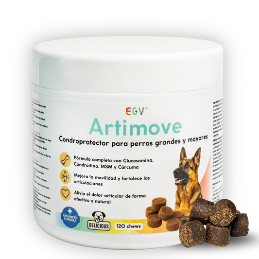 ARTIMOVE | Condroprotector Premium para Perros | 120 Chews